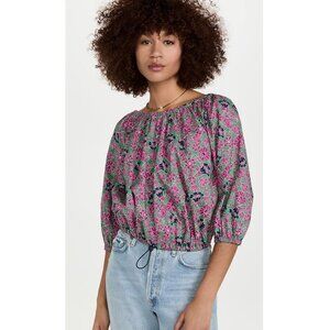 SUNDRY Ditsy Floral Blouse S
